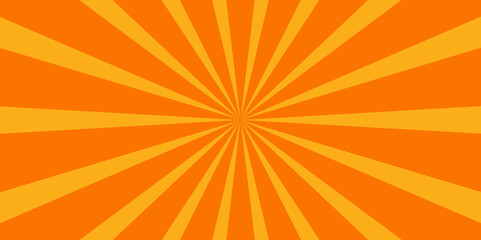 orange background spiral sunburst rays abstract geometric radial pattern. Fractal vector backdrop burst retro orange and red sunburst vintage backdrop wallpaper background.