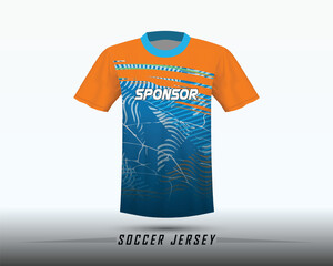 Soccer jersey design for sublimation or sports jersey design