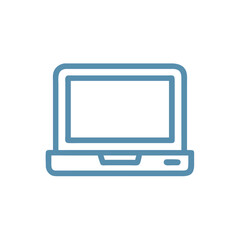 vector computer icon isolated