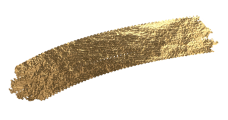 Golden smudge texture with foil and shiny paintbrush stroke. Premium design with sparkle, daub, and