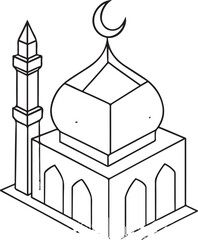 mosque vector
