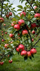 apples on tree