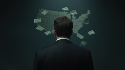 Strategic planning session corporate office business meeting professional setting rear view leadership concepts