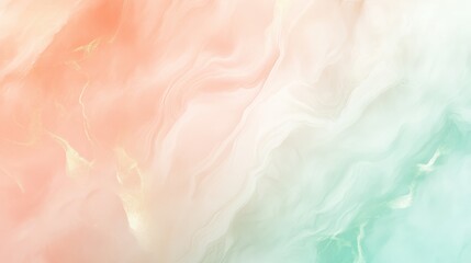 Fototapeta premium Elegant pastel abstract background with marble textures and subtle gold veins, perfect for luxury branding or minimalist design.