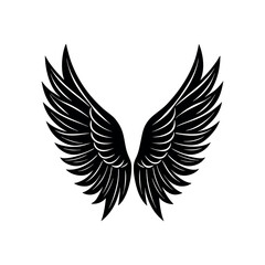 Decorative Angel Wings Vector Art for Spiritual Designs