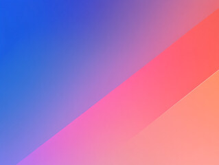 Abstract Gradient Background  Pink  Blue  Orange Hues  Diagonal Design  Soft Color Palette