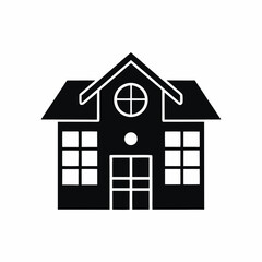 House icon silhouette vector illustration © tanvir
