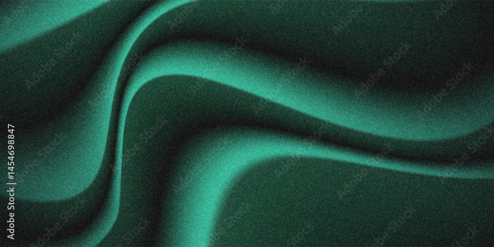 Poster abstract background soft green light on dark background.vector eps10