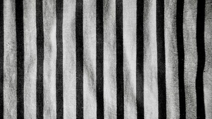 vertical black and white fabric stripes texture for graphic design, fashion branding, textile...