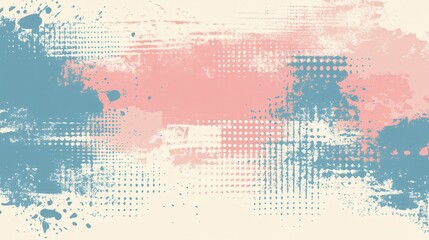Abstract textured background with pastel colors and grunge effects
