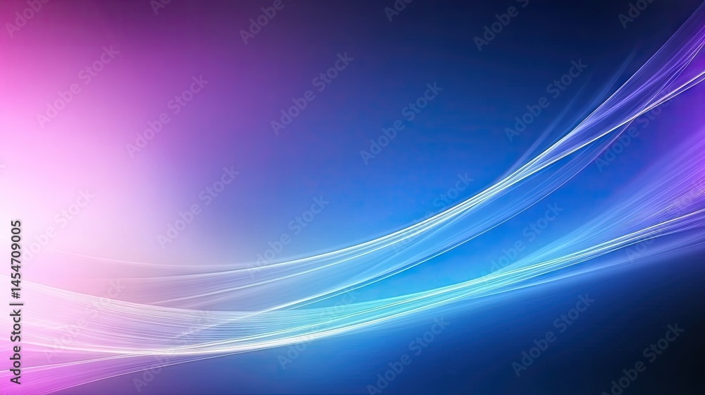 Wall mural abstract design with vibrant color gradients and flowing lines.