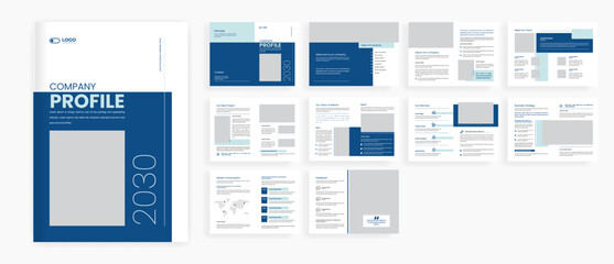 company profile business brochure design