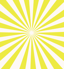 Fototapeta premium White and Orange Sunburst Pattern Background Bright Retro Radiant Design