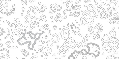 Monochrome reaction diffusion seamless pattern. Abstract background. Organic line art endless wallpaper. Black and white colors. Turing generative design. vector illustration