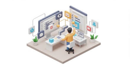 Abstract interconnected structures