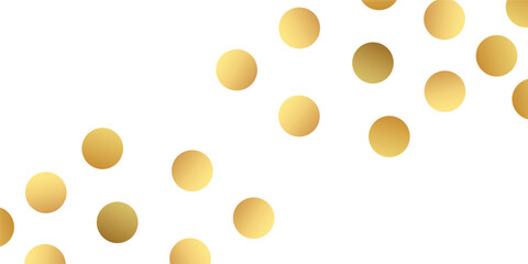 Golden Confetti Vector Background for Luxury Events, Holiday Promotions, and Celebration Campaigns. Glamour falling glitter. New year wallpaper .brochure template. Cover texture design.
