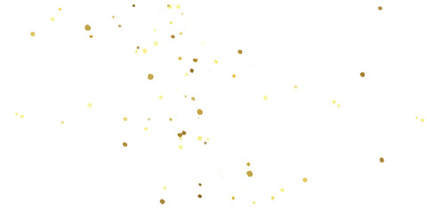 Stylish Luxury Template with Glittering Gold Confetti Accents for Flyers, Posters, and Event Invitations . Glamour falling glitter. New year wallpaper .brochure template. Cover texture design.