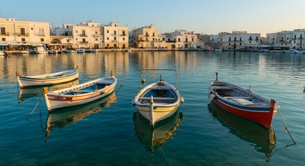 Fishing Boat in Italy Harbor