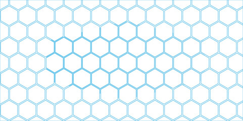 Abstract blue backdrop with seamless hexagonal pattern texture design