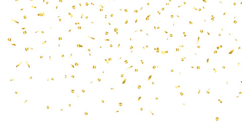 Stylish Gold Confetti Vector Background Ideal for Invitations, Posters, and Branding Materials. Glamour falling glitter. New year wallpaper .brochure template. Cover texture design.
