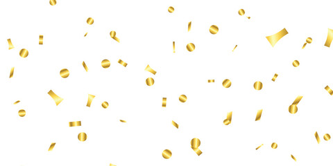 Stylish Gold Confetti Vector Background Ideal for Invitations, Posters, and Branding Materials. Glamour falling glitter. New year wallpaper .brochure template. Cover texture design.
