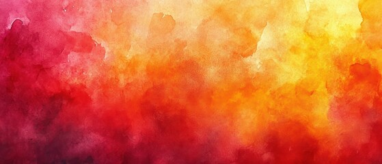 Watercolor abstract blends vivid shades creating a textured background.