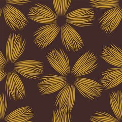Fototapeta premium seamless floral pattern