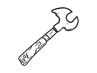 Lopper line art icon simple vector tool outline