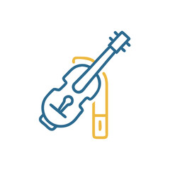 electric guitar vector illustration