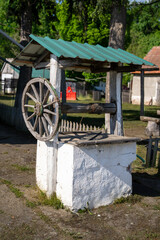 Obraz premium old water mill in the village