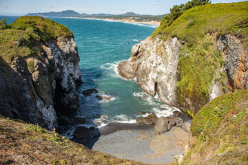 Ocean View from Rocky Coastal Cliffs