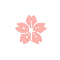 cherry blossom vector icon