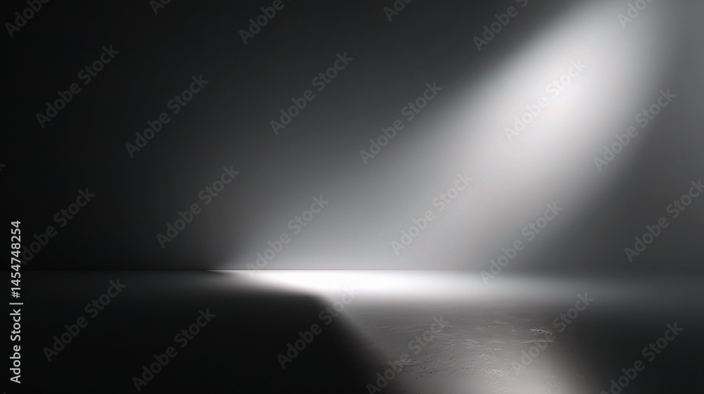 Poster soft gradient transition from white to black in smooth abstract design
