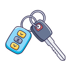 Car key keys vehicle auto automobile transportation keyring remote unlock lock security ignition