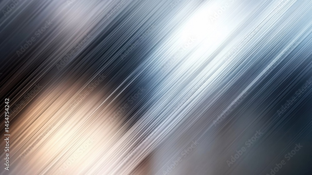 Poster an abstract close-up of a metal surface with a modern gradient effect, creating a smooth and futuris