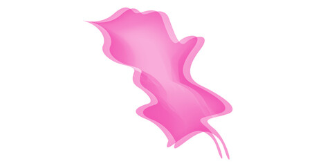 Dark bright pink splash design, purple watercolor vector stain. eps 10