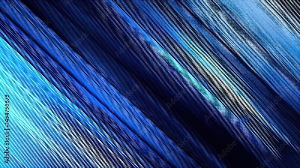 Poster sleek blue gradient digital lines in dynamic diagonal patterns