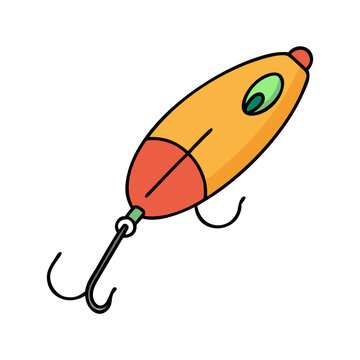 recommend clip art: Illustration of fishing lure bait tackle hook for catching fish recreational fishing equipment sport