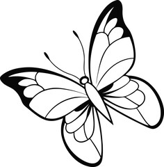 Elegant Butterfly Vector Design for Artistic and Commercial Use

