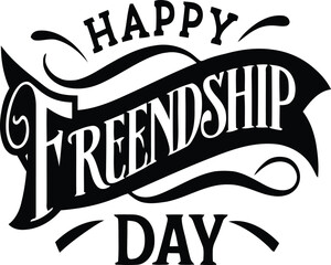 Happy Friendship Day Vector Design – Celebrate Bonds with Style

