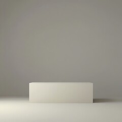 Serene Visual Composition of a Calm Space Featuring a Minimalist Block Set Against a Neutral Background for Meditation or Relaxation Use