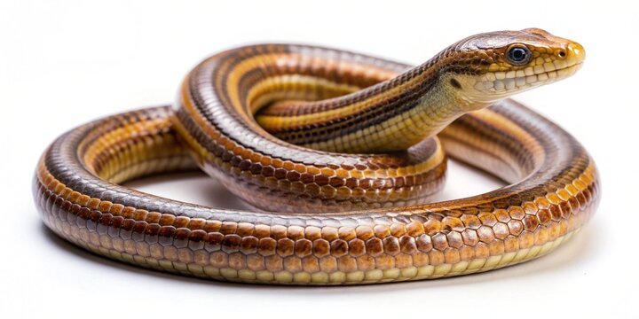  gegeneophis-nadkarnii caecilians isolated on white background