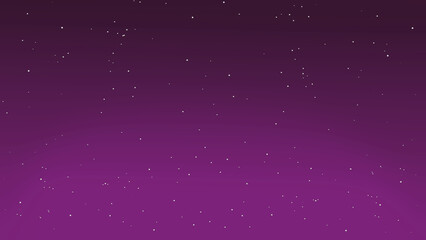 Purple Night Sky Background with Sparkling Stars for Design Projects