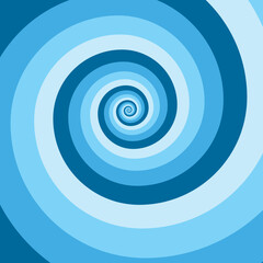 Artistic spiral shape. Vector drawing