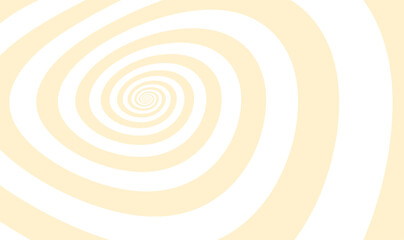 Artistic spiral shape. Vector drawing