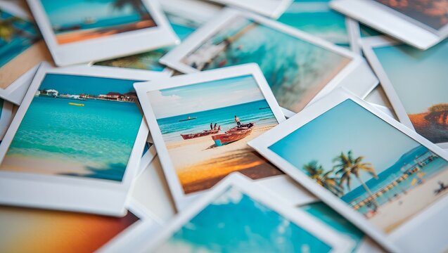 Tropical paradise memories: collection of scenic beach photos for travel inspiration and vacation planning