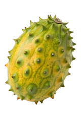 horned Melon isolated on white background