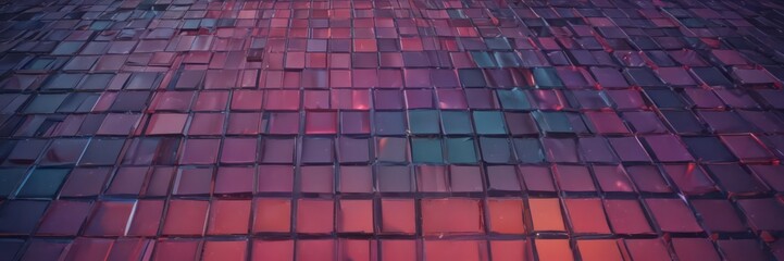 Fototapeta premium Geometric square grid, abstract color gradients, backdrop, bold, lines