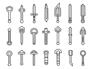 Minimalist Line Art Jigsaw Blade for Vector Art Collection