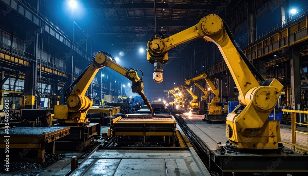 Poster advanced robotics in automated industrial manufacturing environment
